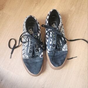 Vans Old Skool Vans Jacquard Black/Turtledove Men's Classic Skate Shoes